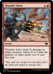Thunder Salvo · 150 · OTJ · Non-foil