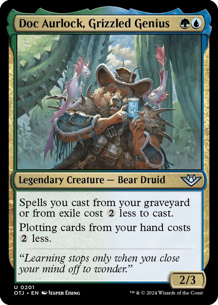 Doc Aurlock, Grizzled Genius · 201 · OTJ · Non-foil