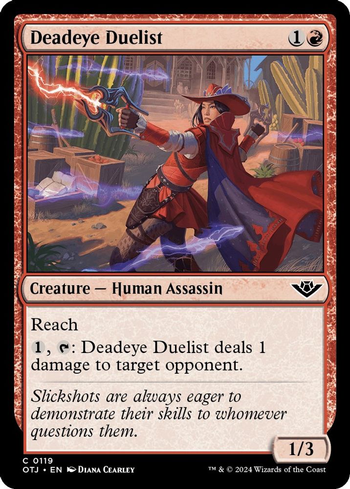 Deadeye Duelist · 119 · OTJ · Non-foil