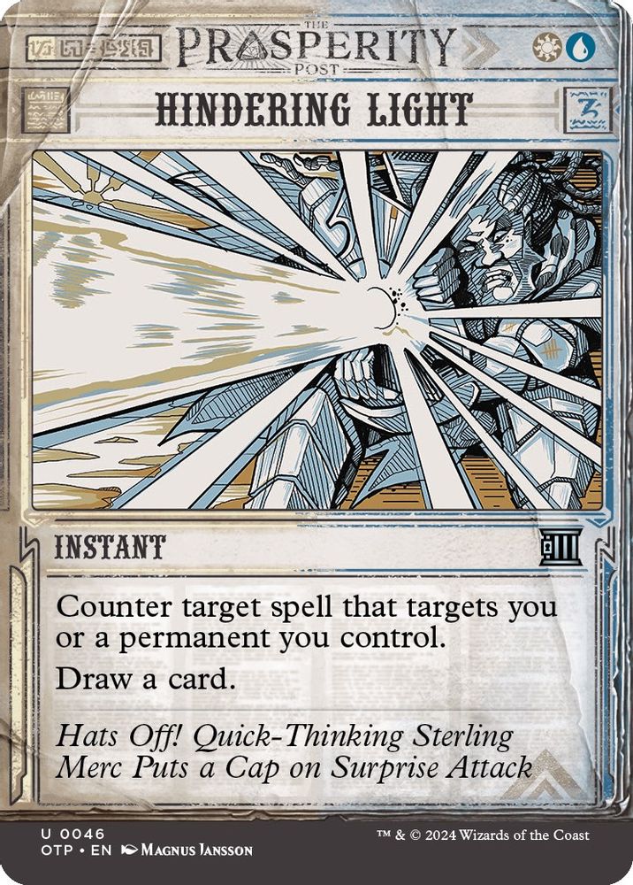 Hindering Light · 46 · OTP · Non-foil