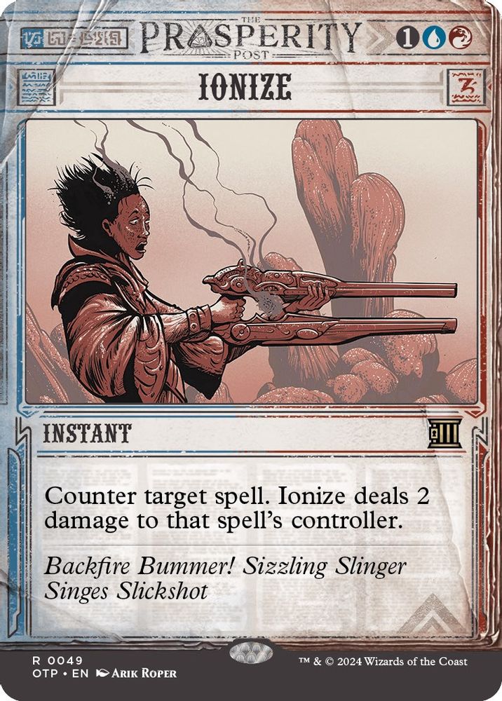 Ionize · 49 · Outlaws of Thunder Junction: Breaking News · Non-foil