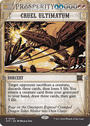 Cruel Ultimatum · 40 · Outlaws of Thunder Junction: Breaking News · Non-foil