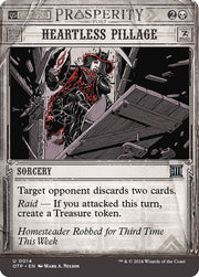 Heartless Pillage · 14 · Outlaws of Thunder Junction: Breaking News · Non-foil