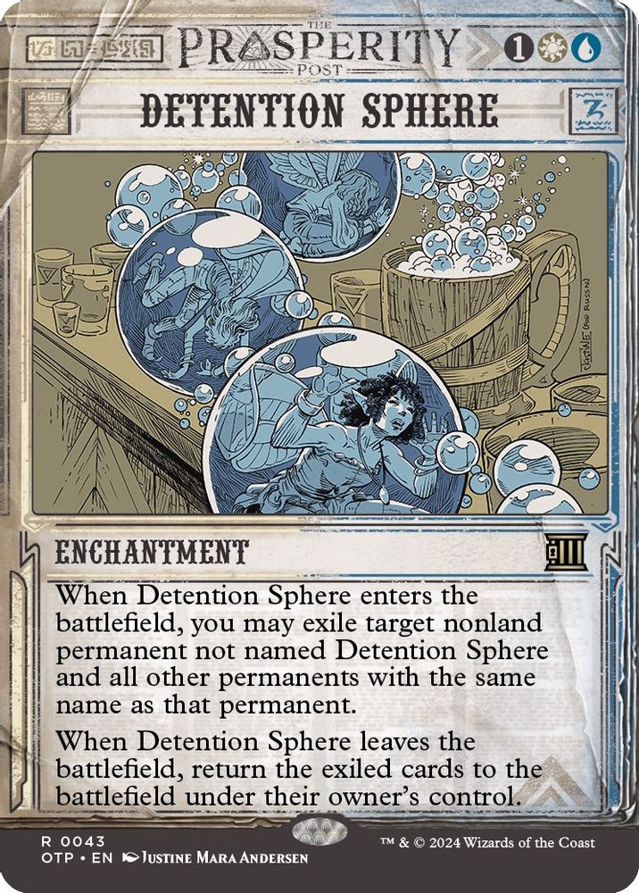 Detention Sphere · 43 · Outlaws of Thunder Junction: Breaking News · Non-foil