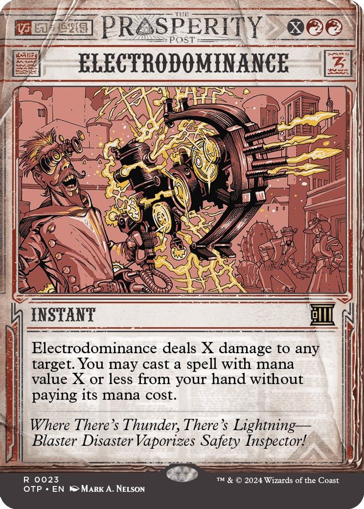 Electrodominance · 23 · Outlaws of Thunder Junction: Breaking News · Non-foil