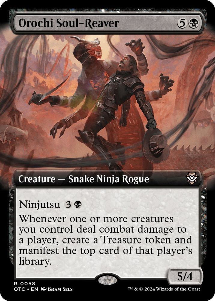 Orochi Soul-Reaver (Extended Art) · 58 · Commander: Outlaws of Thunder Junction · Non-foil