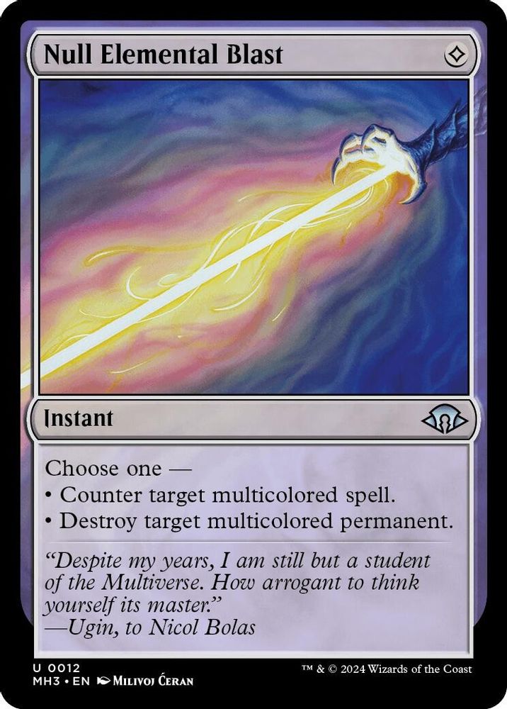 Null Elemental Blast · 12 · Modern Horizons 3 · Non-foil