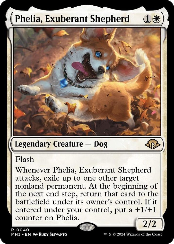Phelia, Exuberant Shepherd · 40 · Modern Horizons 3 · Non-foil