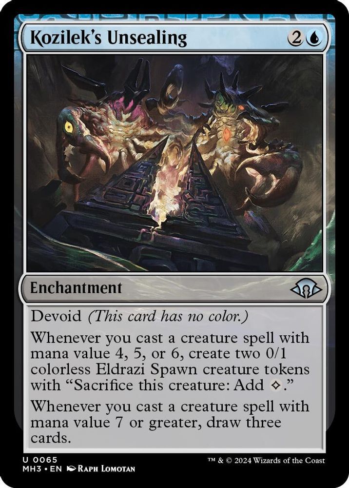 Kozilek's Unsealing · 65 · Modern Horizons 3 · Non-foil