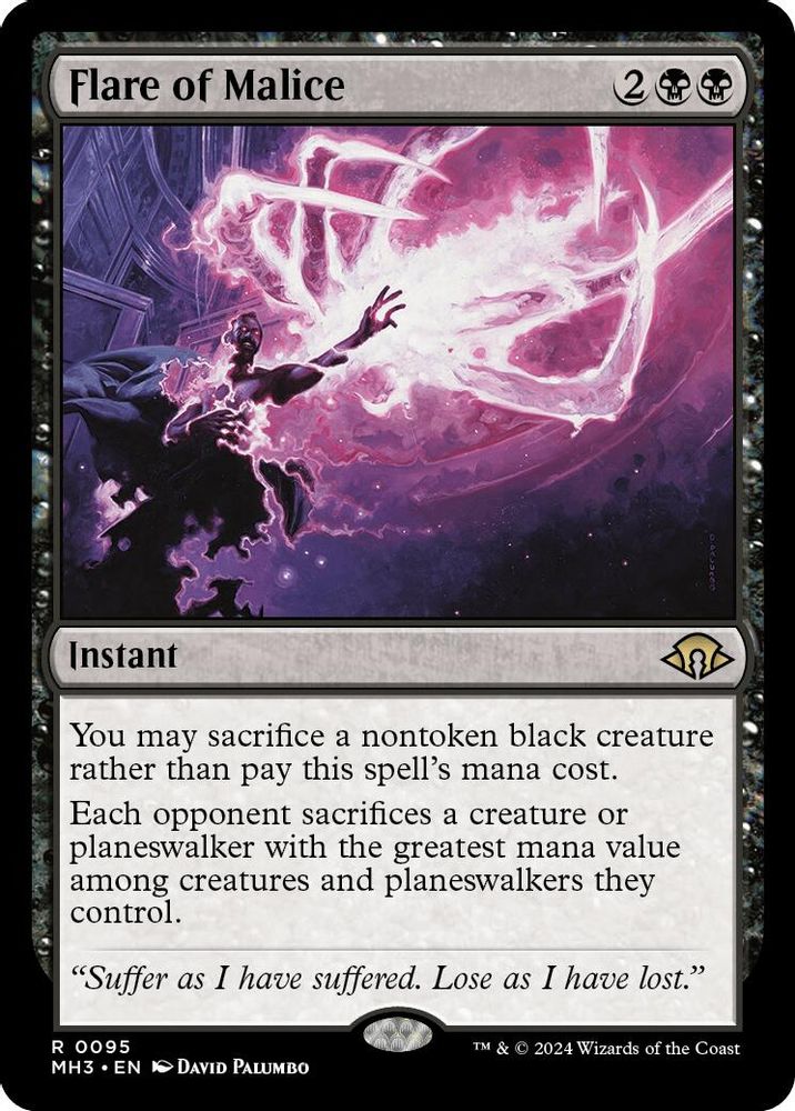 Flare of Malice · 95 · Modern Horizons 3 · Non-foil