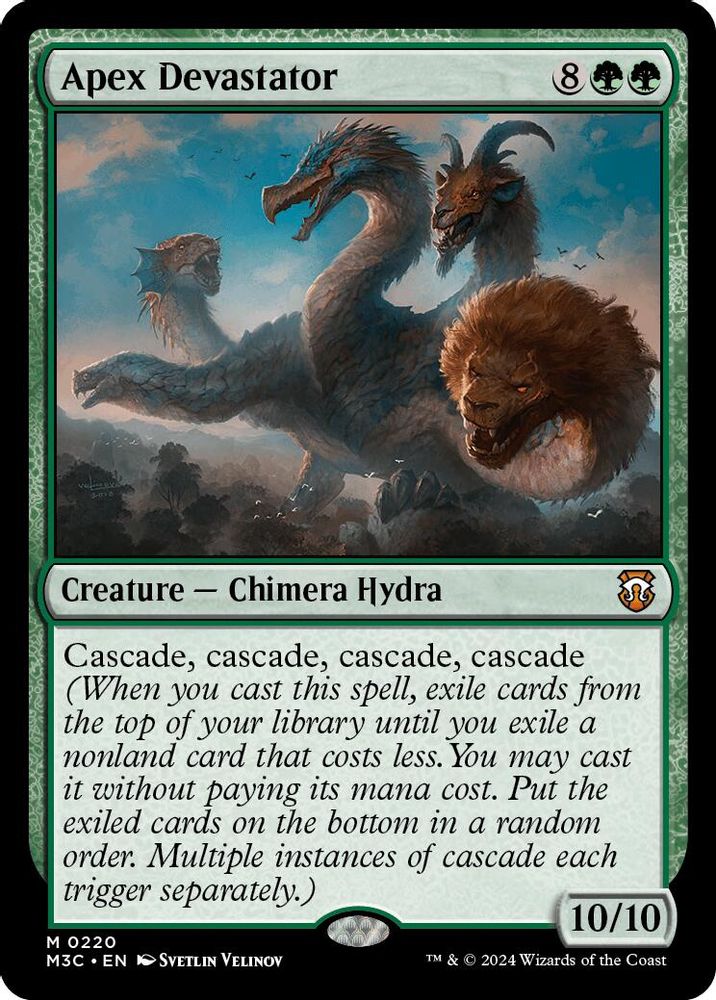 Apex Devastator · 220 · Commander: Modern Horizons 3 · Non-foil