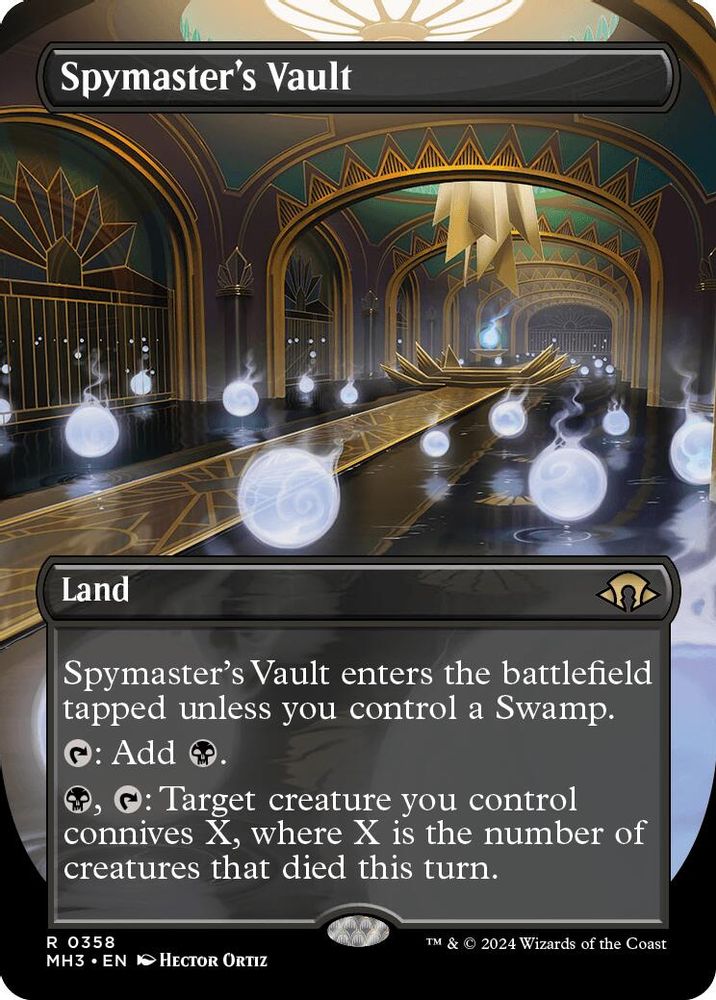 Spymaster's Vault (Borderless) · 358 · Modern Horizons 3 · Non-foil