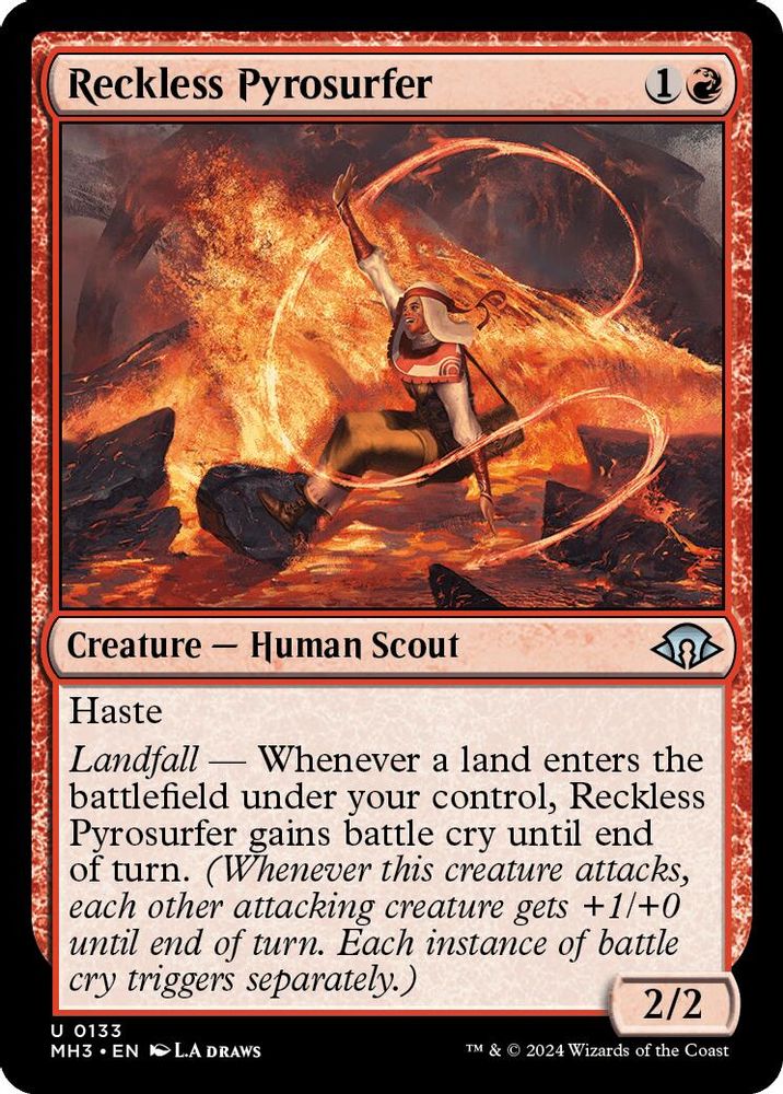 Reckless Pyrosurfer · 133 · TMH3 · Foil