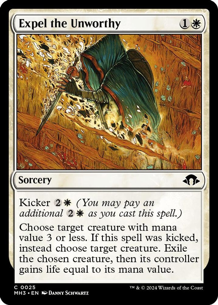 Expel the Unworthy · 25 · Modern Horizons 3 · Foil