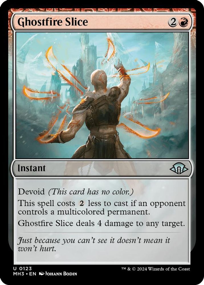 Ghostfire Slice · 123 · TMH3 · Non-foil