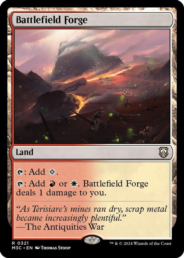 Battlefield Forge · 321 · Commander: Modern Horizons 3 · Non-foil