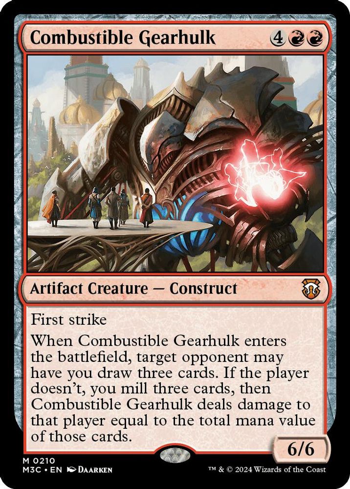 Combustible Gearhulk · 210 · M3C · Ripple Foil