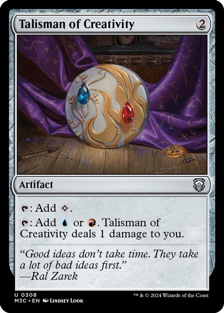 Talisman of Creativity · 308 · M3C · Ripple Foil