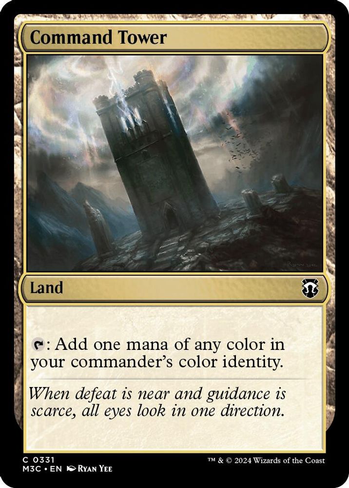 Command Tower · 331 · M3C · Ripple Foil