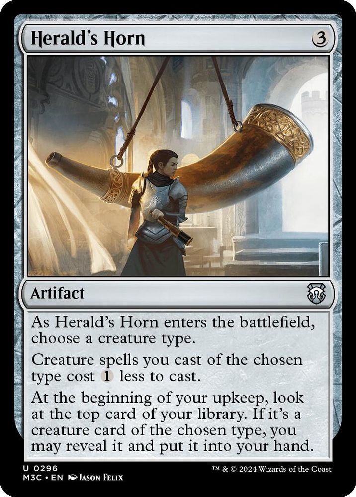 Herald's Horn · 296 · M3C · Non-foil