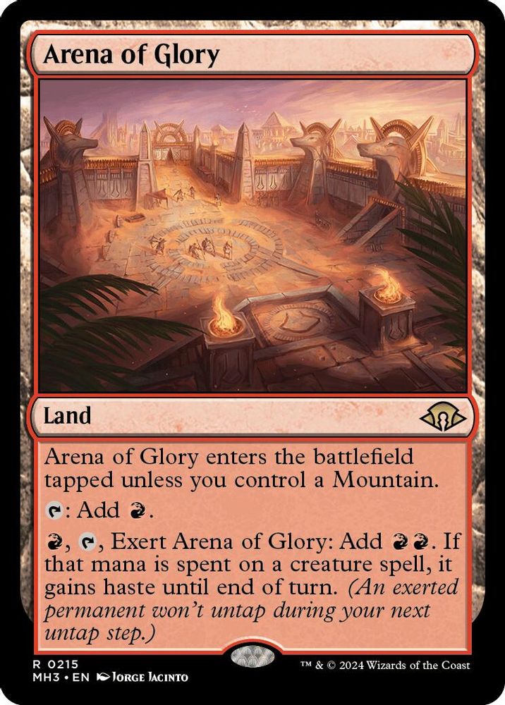 Arena of Glory · 215 · Modern Horizons 3 · Non-foil