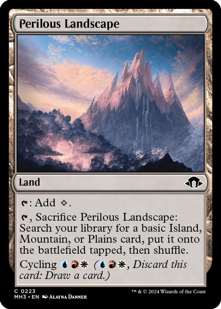 Perilous Landscape · 223 · Modern Horizons 3 · Foil