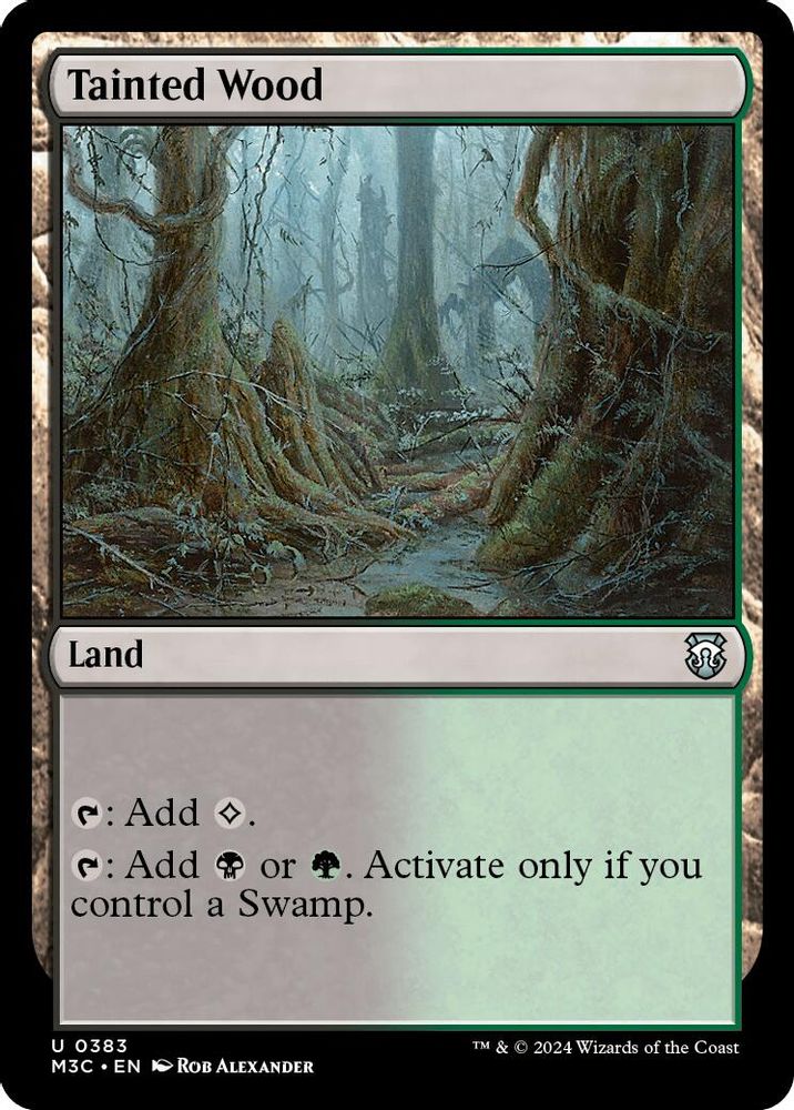 Tainted Wood · 383 · M3C · Ripple Foil