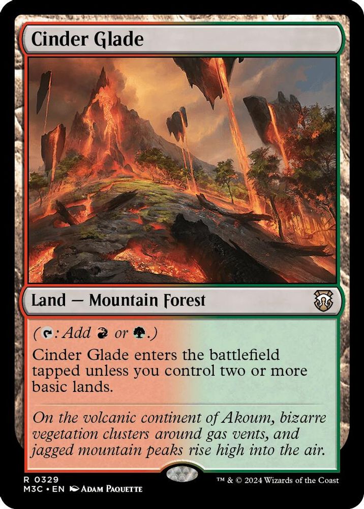 Cinder Glade · 329 · M3C · Ripple Foil