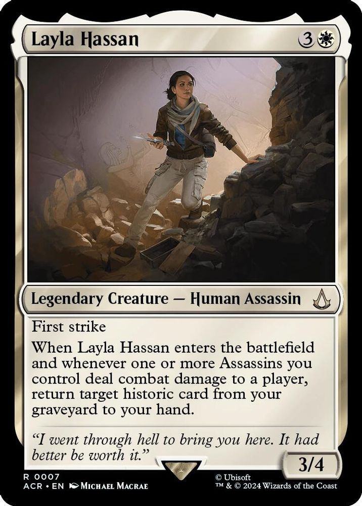 Layla Hassan · 7 · Universes Beyond: Assassin's Creed · Non-foil