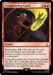 Overpowering Attack · 37 · Universes Beyond: Assassin's Creed · Foil