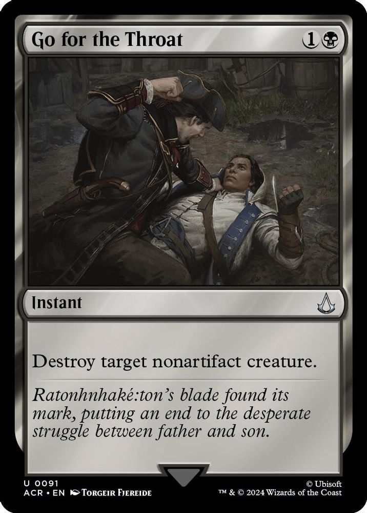 Go for the Throat · 91 · ACR · Foil