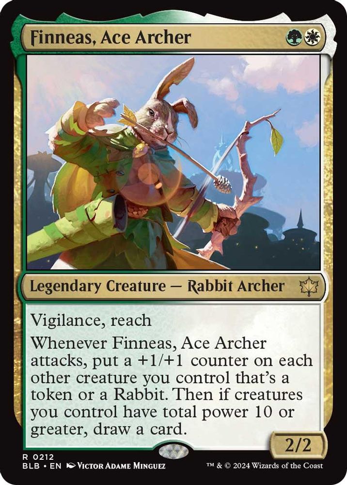 Finneas, Ace Archer · 212 · Bloomburrow · Non-foil