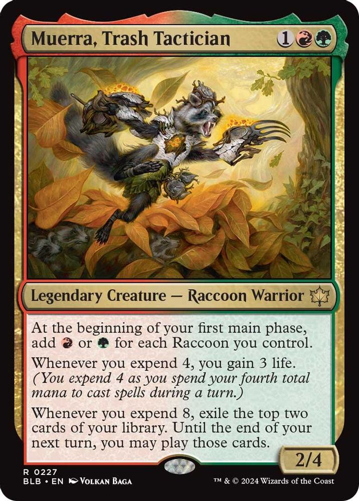 Muerra, Trash Tactician · 227 · Bloomburrow · Non-foil