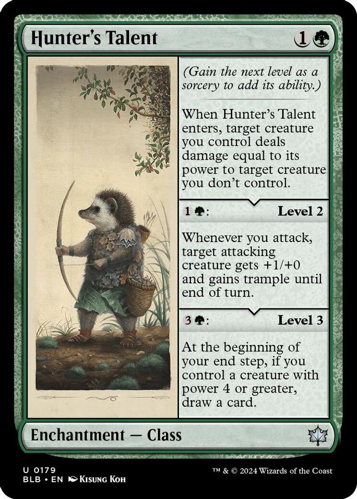 Hunter's Talent · 179 · Bloomburrow · Non-foil