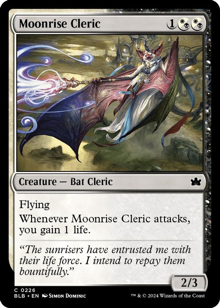 Moonrise Cleric · 226 · Bloomburrow · Non-foil