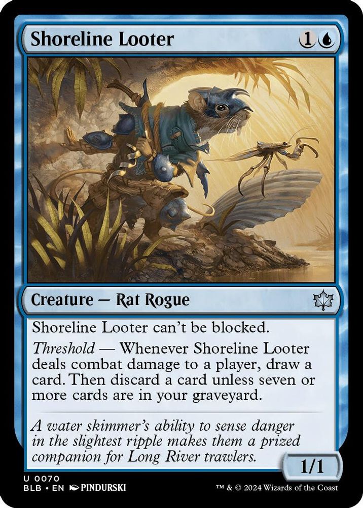 Shoreline Looter · 70 · Bloomburrow · Non-foil