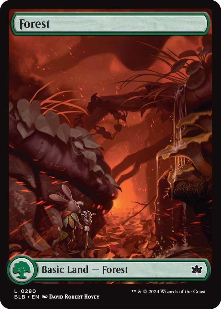 Forest (0280) · 280 · Bloomburrow · Foil
