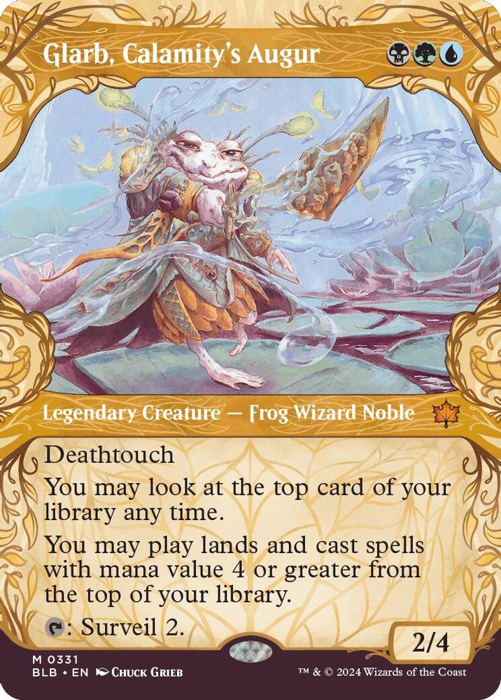 Glarb, Calamity's Augur (Showcase) · 331 · Bloomburrow · Foil
