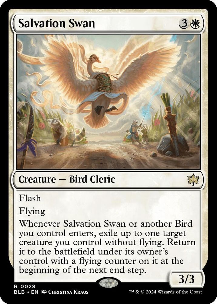 Salvation Swan · 28 · Bloomburrow · Non-foil