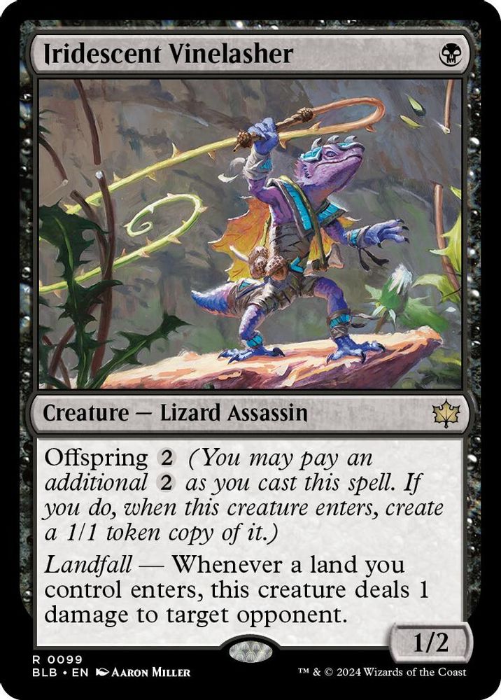 Iridescent Vinelasher · 99 · Bloomburrow · Non-foil
