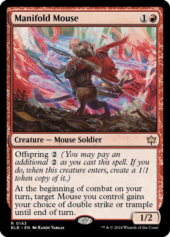 Manifold Mouse · 143 · Bloomburrow · Non-foil
