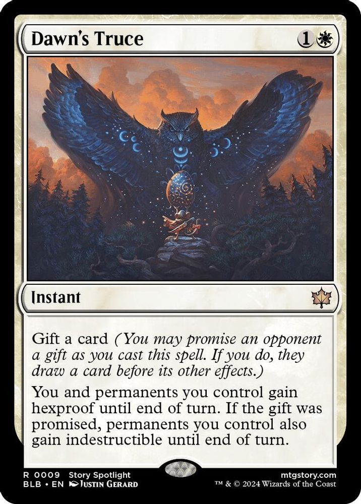 Dawn's Truce · 9 · Bloomburrow · Non-foil
