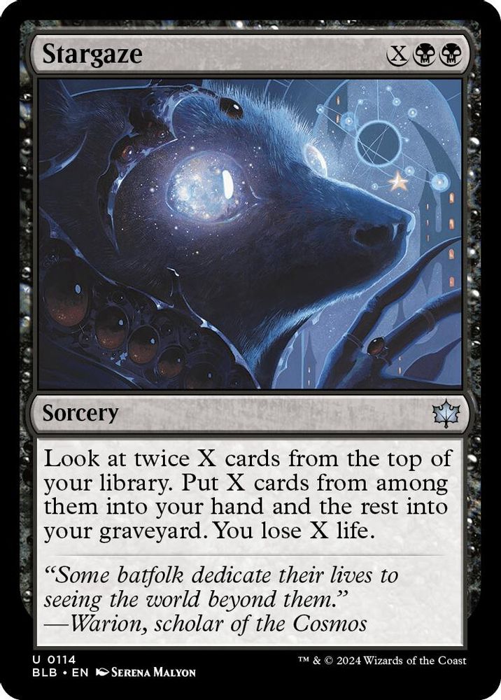 Stargaze · 114 · Bloomburrow · Non-foil