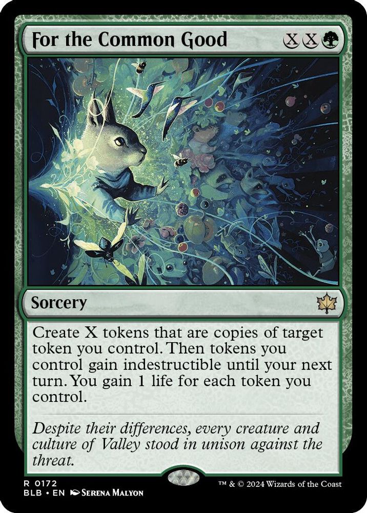 For the Common Good · 172 · Bloomburrow · Non-foil