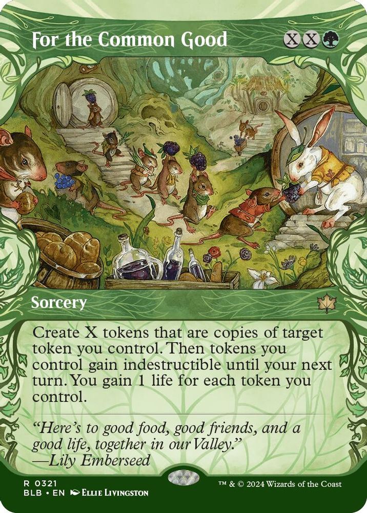For the Common Good (Showcase) · 321 · Bloomburrow · Foil