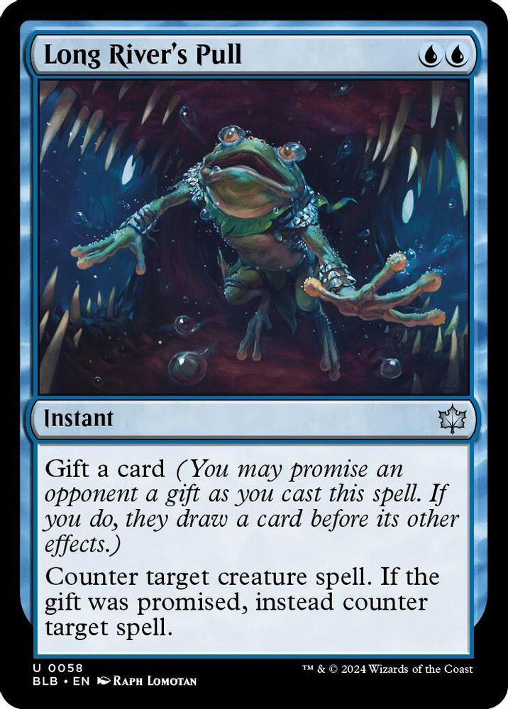 Long River's Pull · 58 · Bloomburrow · Non-foil
