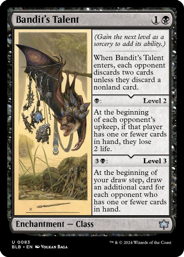 Bandit's Talent · 83 · Bloomburrow · Non-foil