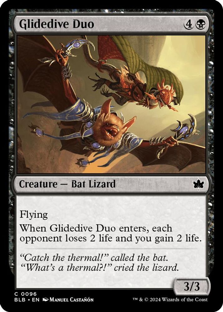 Glidedive Duo · 96 · Bloomburrow · Foil