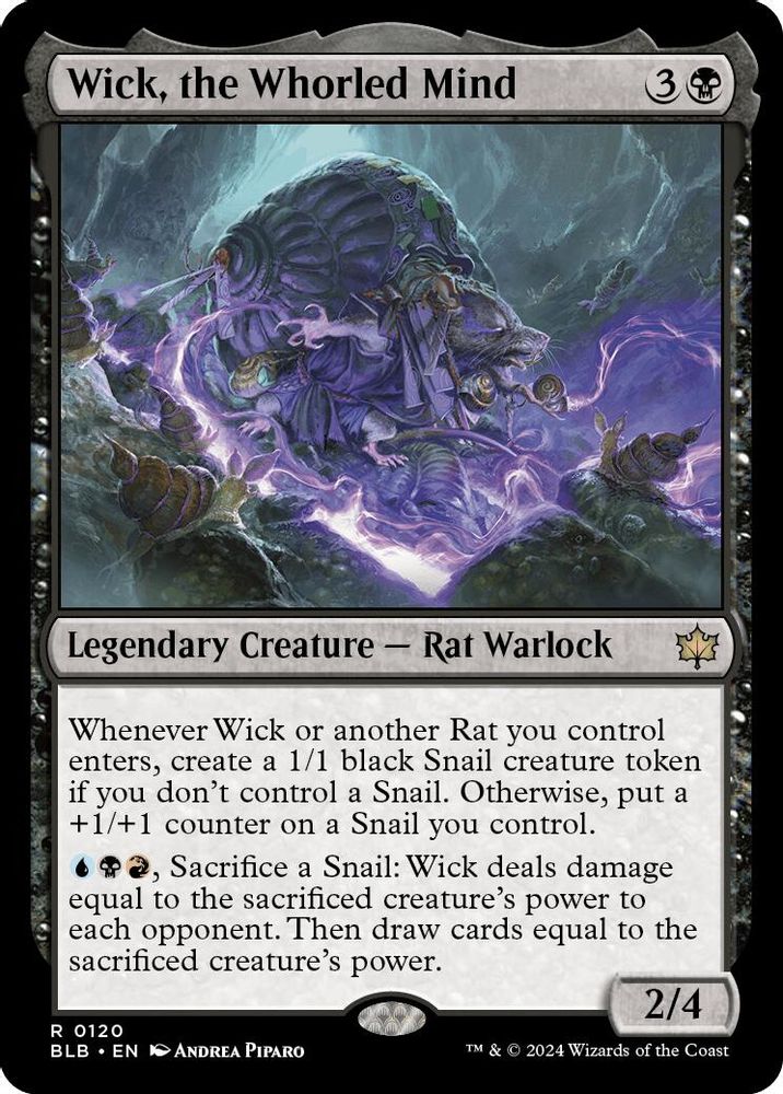 Wick, the Whorled Mind · 120 · Bloomburrow · Non-foil