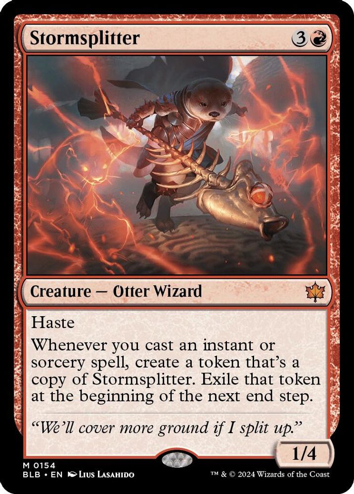 Stormsplitter · 154 · Bloomburrow · Non-foil